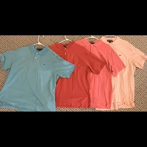 Vineyard Vines XL Mens Polo shirts. Set of 4 shirts